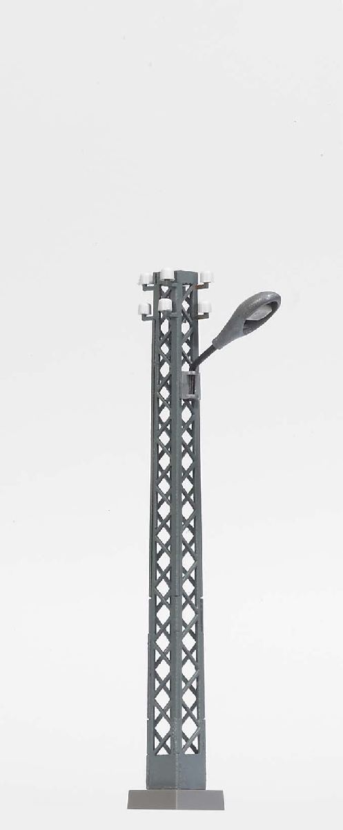 Busch 8731 - Gittermast-Lampe, silber