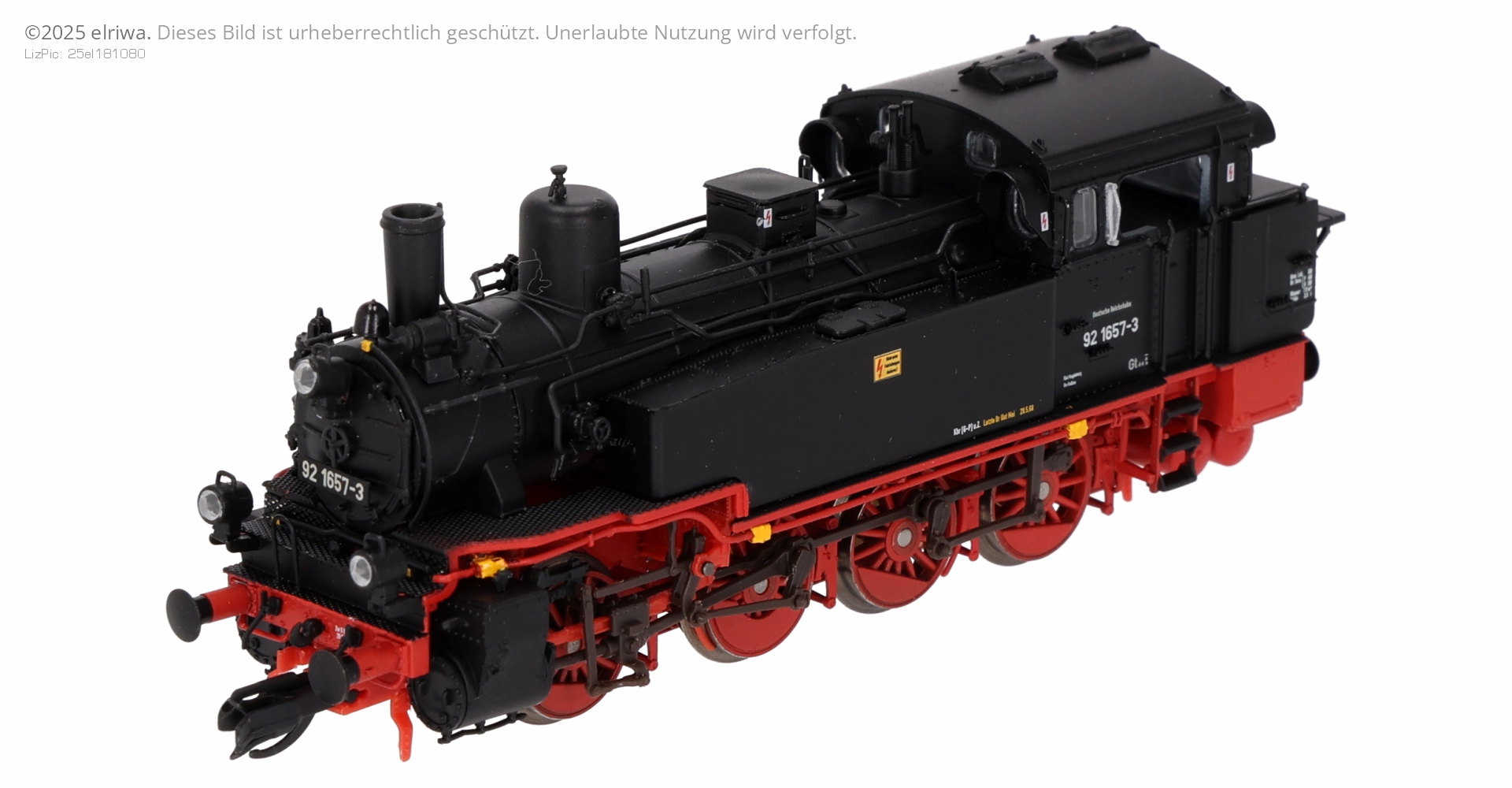 Saxonia 120162 - Dampflok BR 92.5 (pr. T 13), 92 1657-3, DR, Ep.IV, DC-Sound Saxonia 120162 - Dampflok BR 92.5 (pr. T 13), 92 1657-3, DR, Ep.IV, DC-Sound