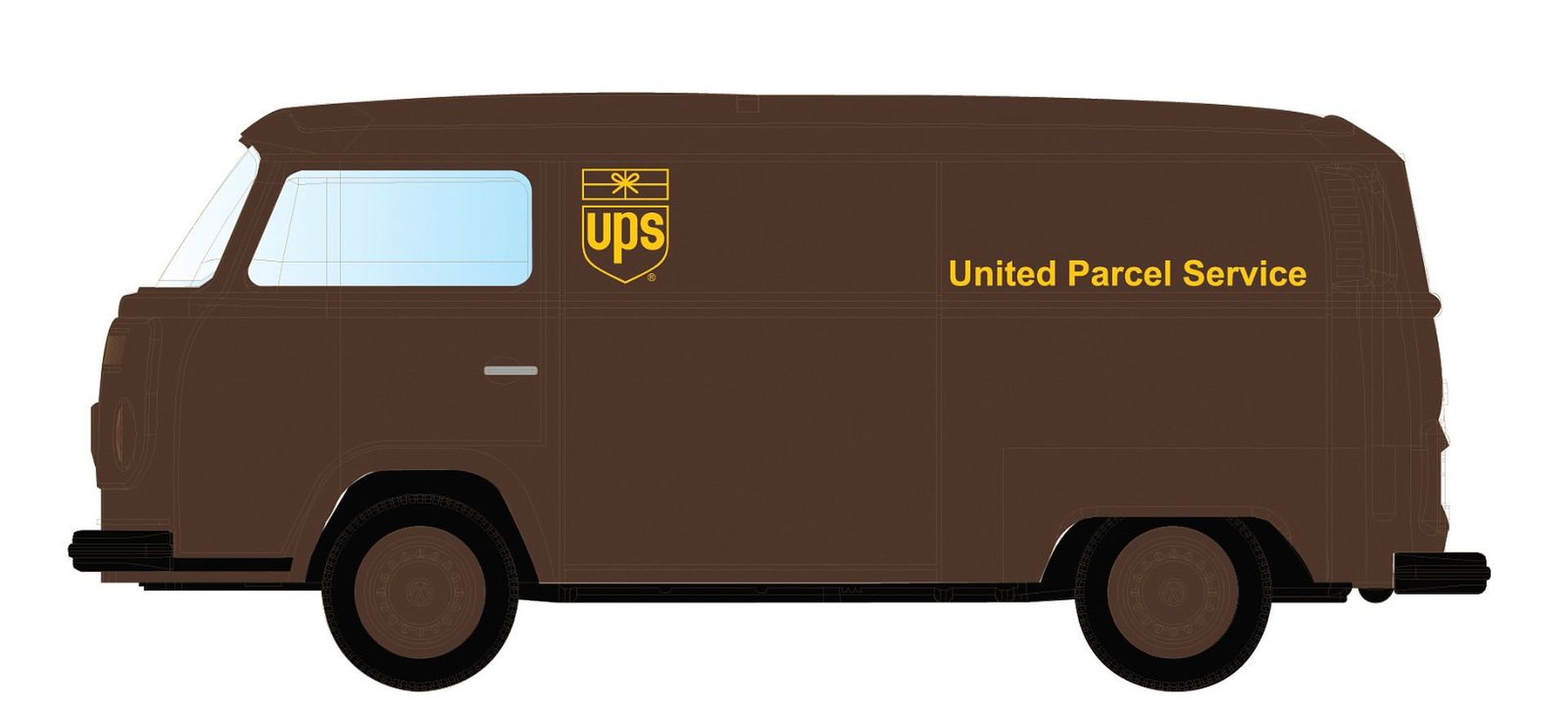 Minis LC3966 - VW T2 Transporter UPS