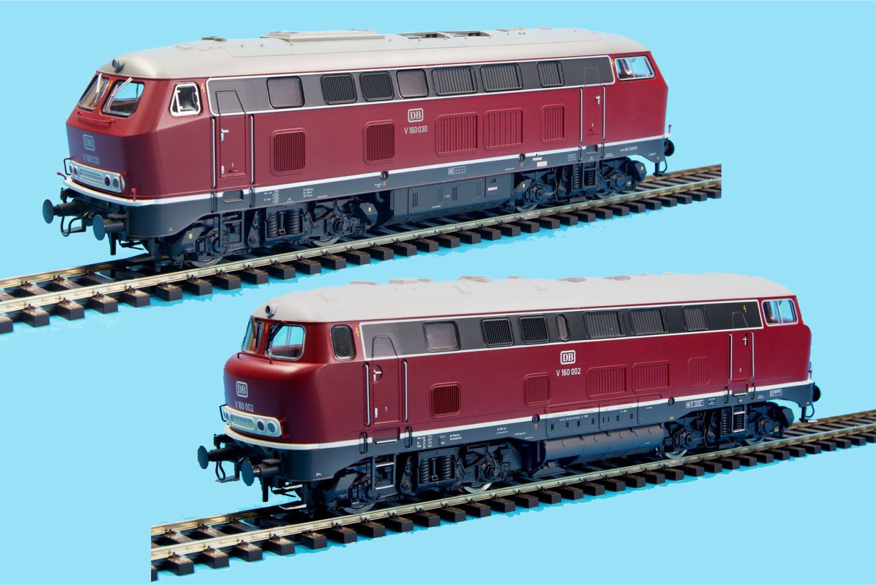 Lenz 43163-03 - Lokset mit V 160 002 'Lollo' und V 160 030, DB, Ep.III