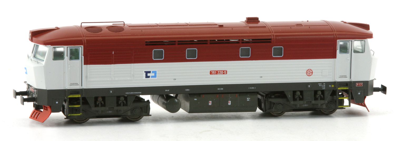 mtb H0CDC751220 - Diesellok 751 220, CD-Cargo, Ep.V-VI