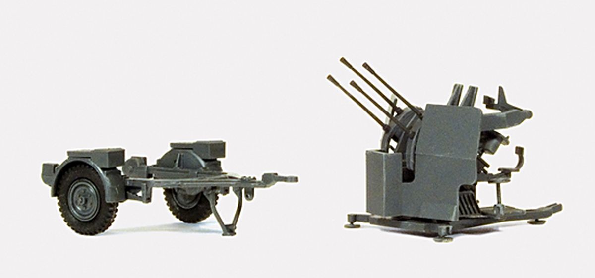 Preiser 16582 - 2cm Flakvierling 38, mit SdAnh 52