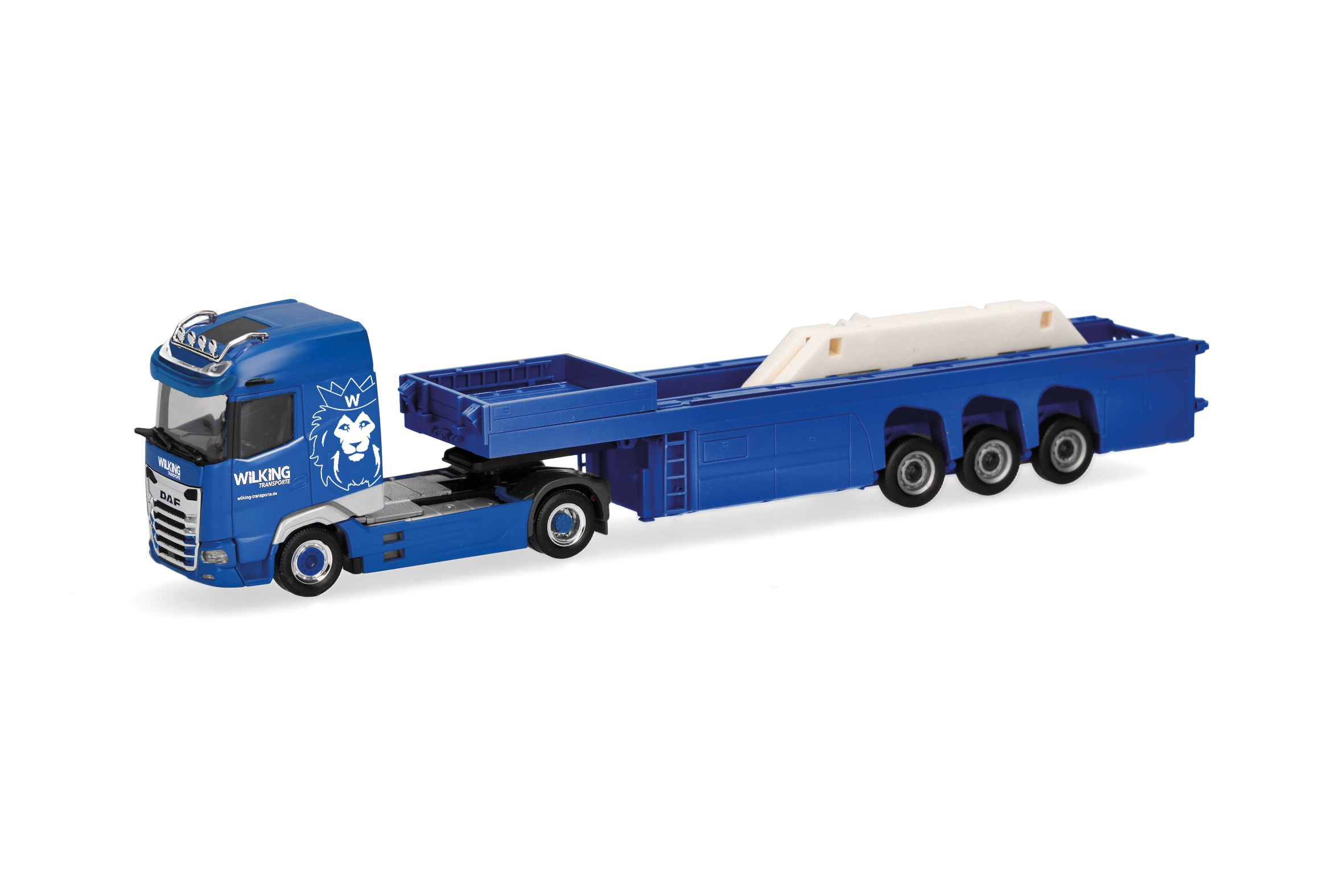 Herpa 319690 - DAF XG Betonteile-Sattelzug "Wilking Transporte"