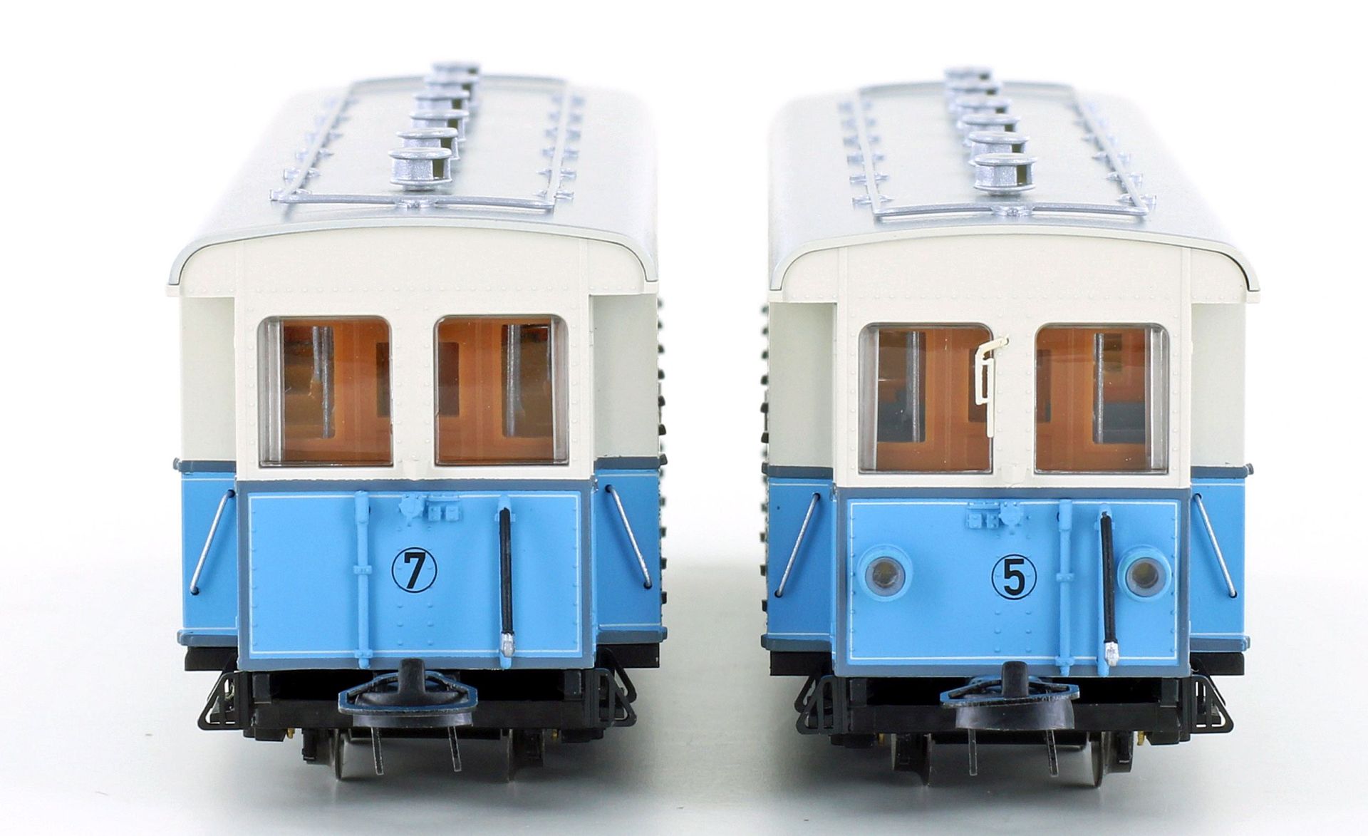 Hobbytrain H43101 - 2er Set Zugspitzbahn Ergänzungswagen, Ep.II-III, H0m