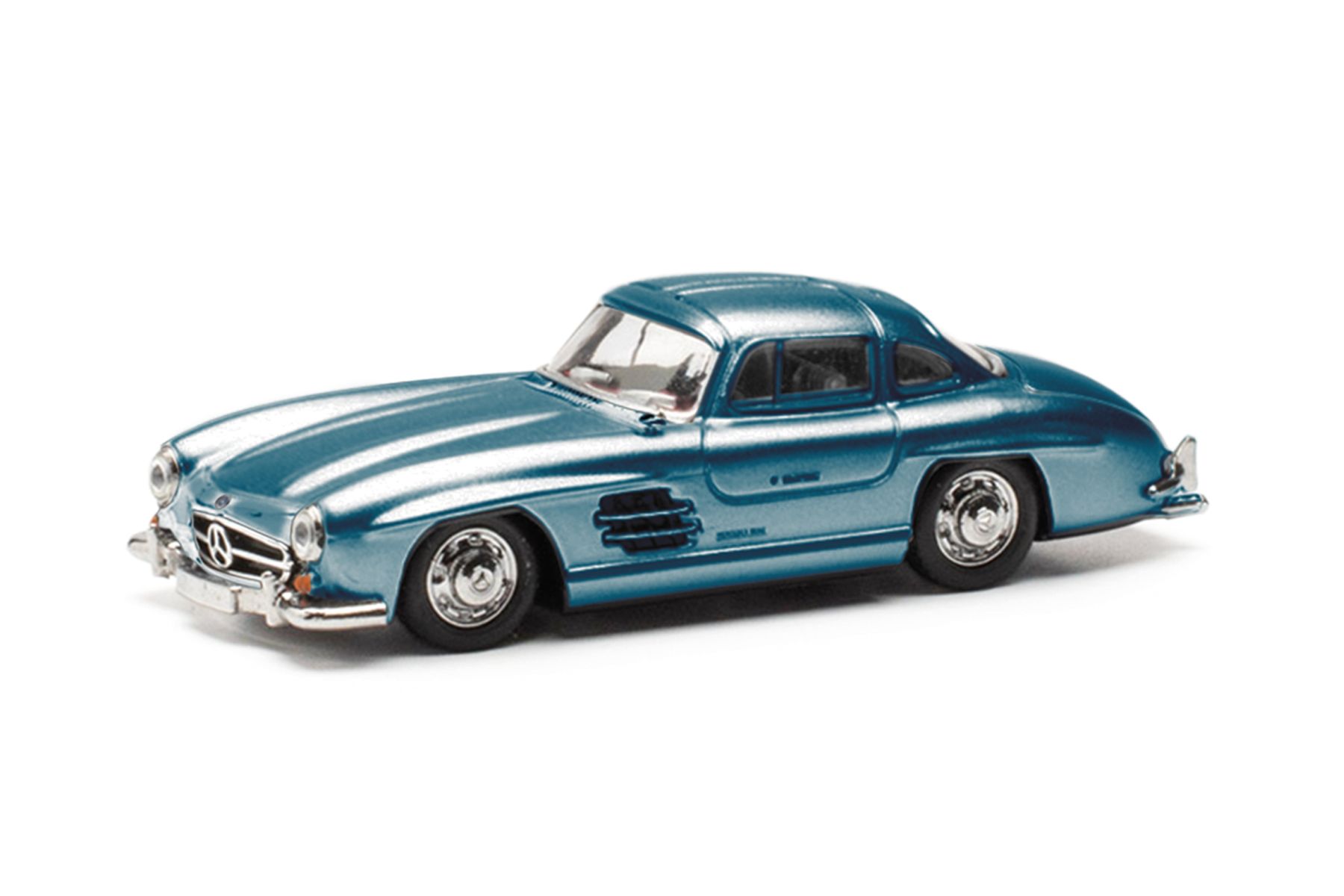 Herpa 430975-002 - Mercedes-Benz 300 SL Flügeltürer, hellblaumetallic