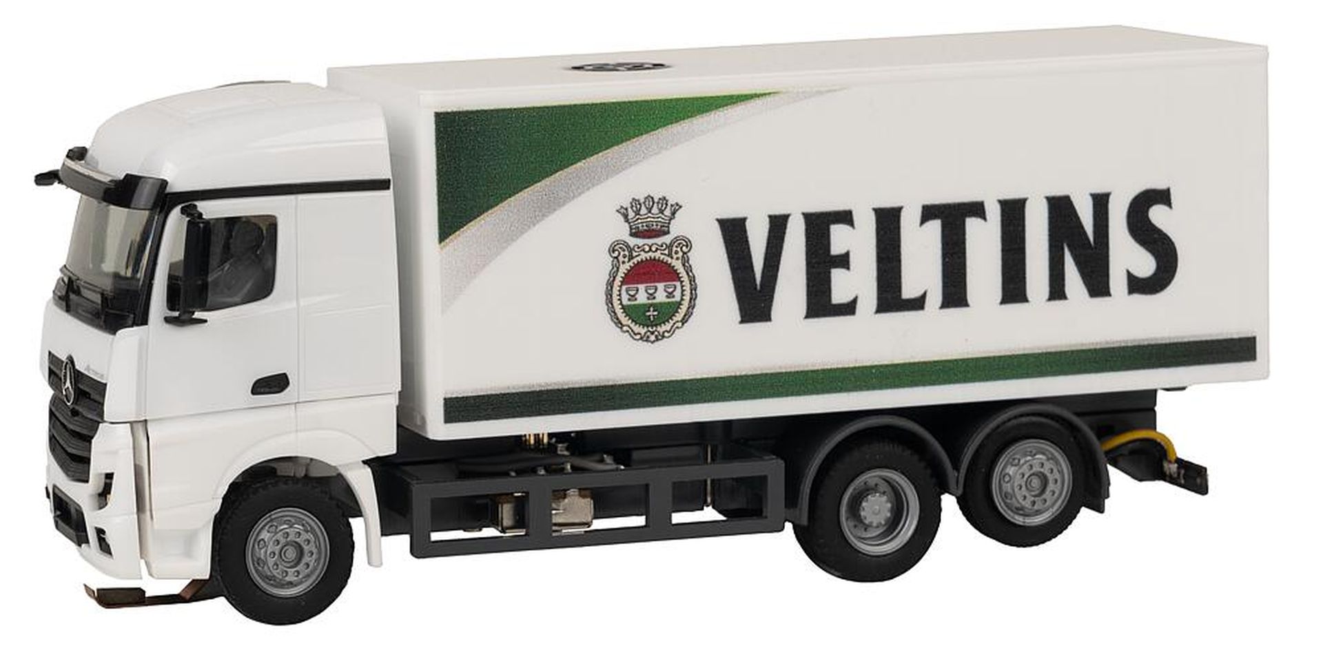 Faller 161320 - Car System Digital LKW MB Actros Streamspace Kofferaufbau Veltins Getränke (HERPA)