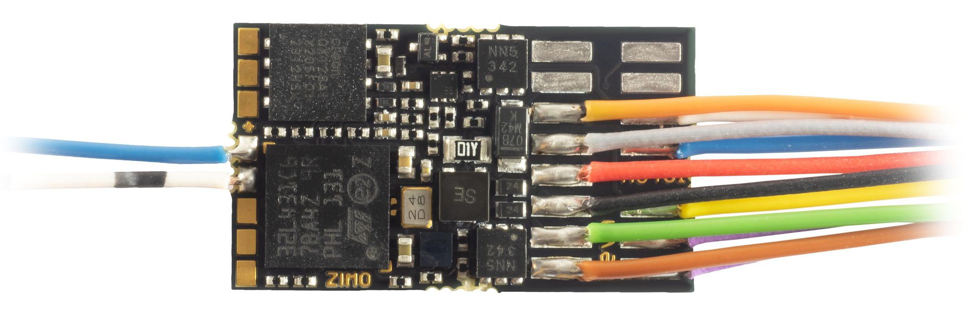 Zimo MS481R - Sounddecoder, 19x11x3,1mm, 3 W, 0,8 A, NEM 652 an Drähten