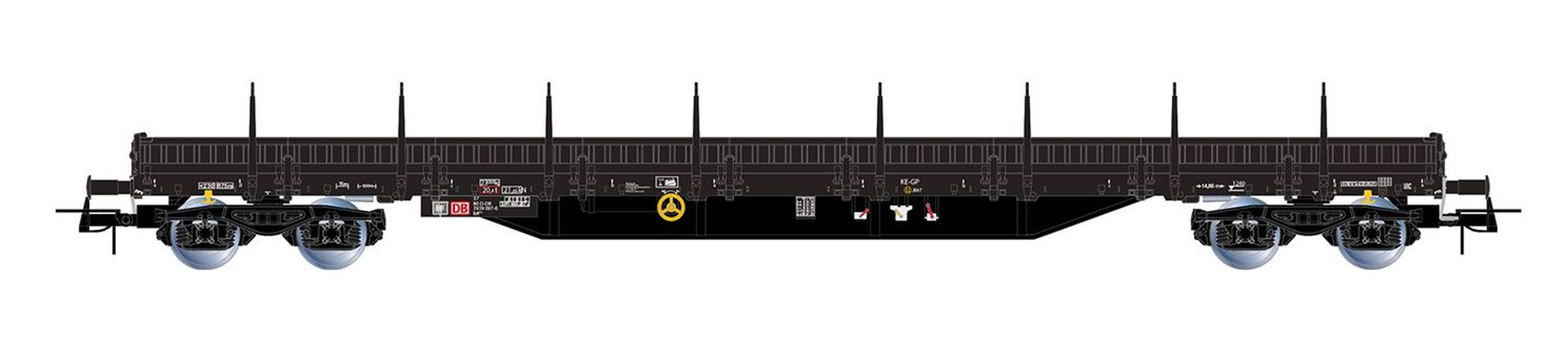 Rivarossi HR6670 - Rungenwagen Res, DBAG, Ep.VI