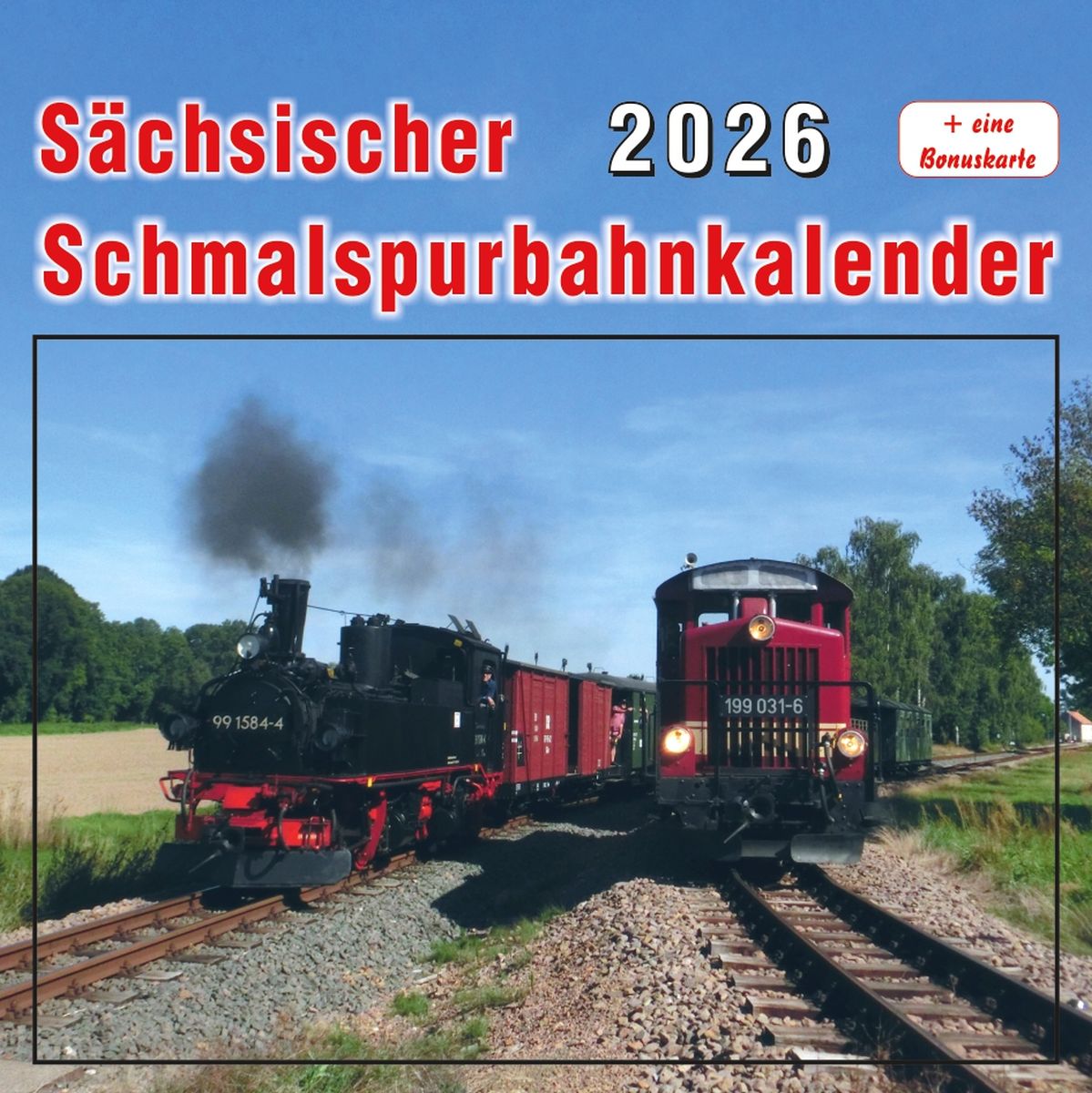 Böttger 96564-037 - Sächsischer Schmalspurbahnkalender - 2026