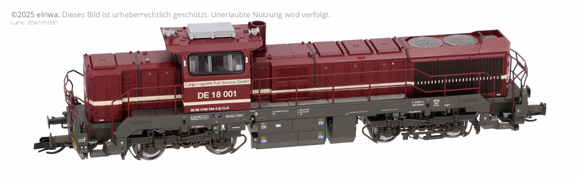 Arnold HN9057 - Diesellok DE 18 001, Cargo Rail Service, Ep.VI