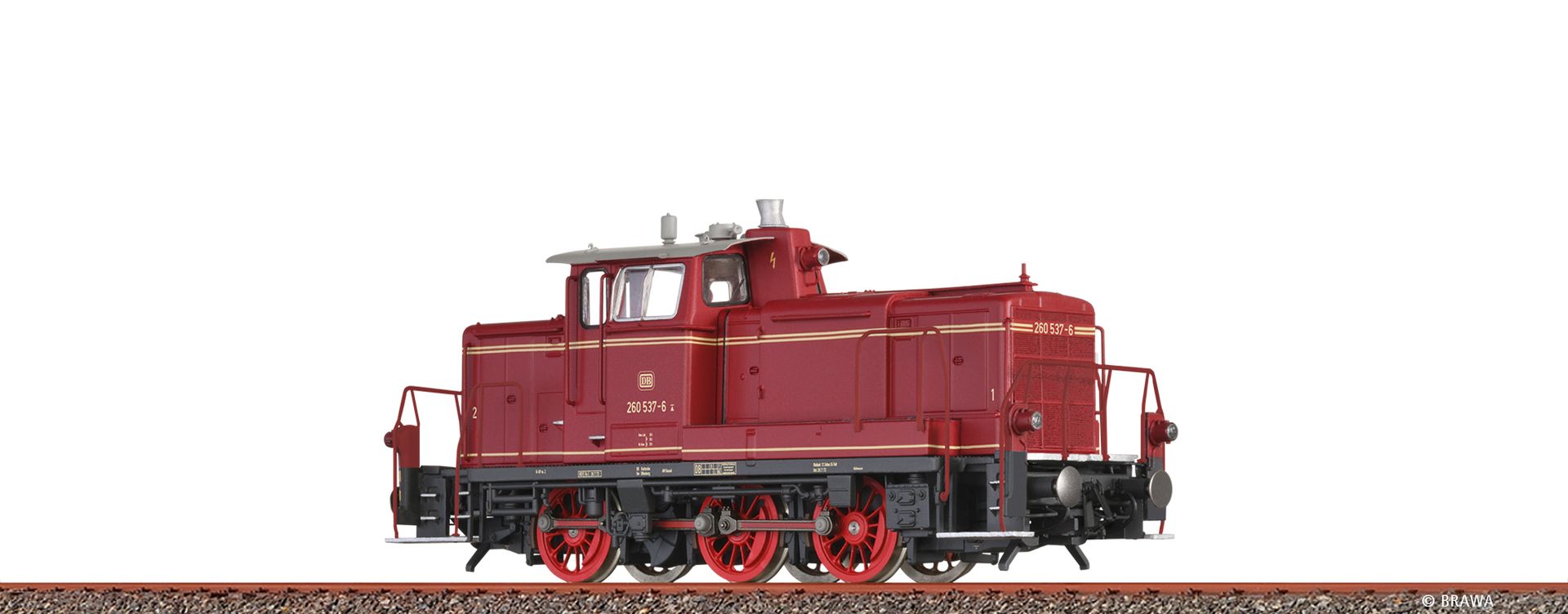 Brawa 42420 - Diesellok 260 537-6, DB, Ep.IV