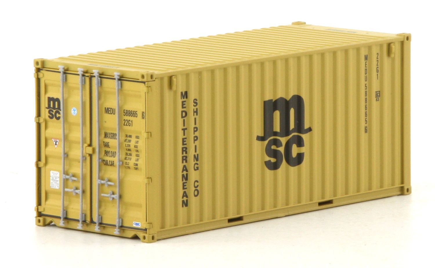 PT-Trains 820001.2 - Container 20' 'MSC', MEDU5886656
