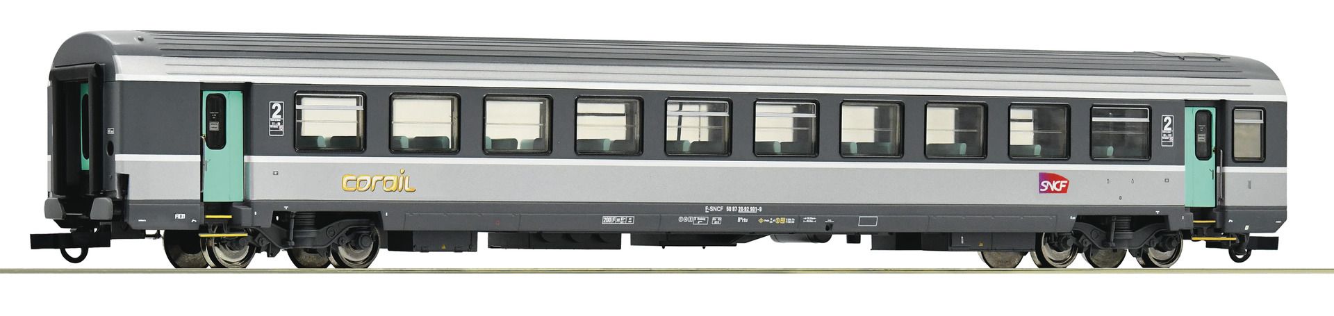 Roco 74539 - Corail-Großraumwagen 2. Klasse, SNCF, Ep.V-VI