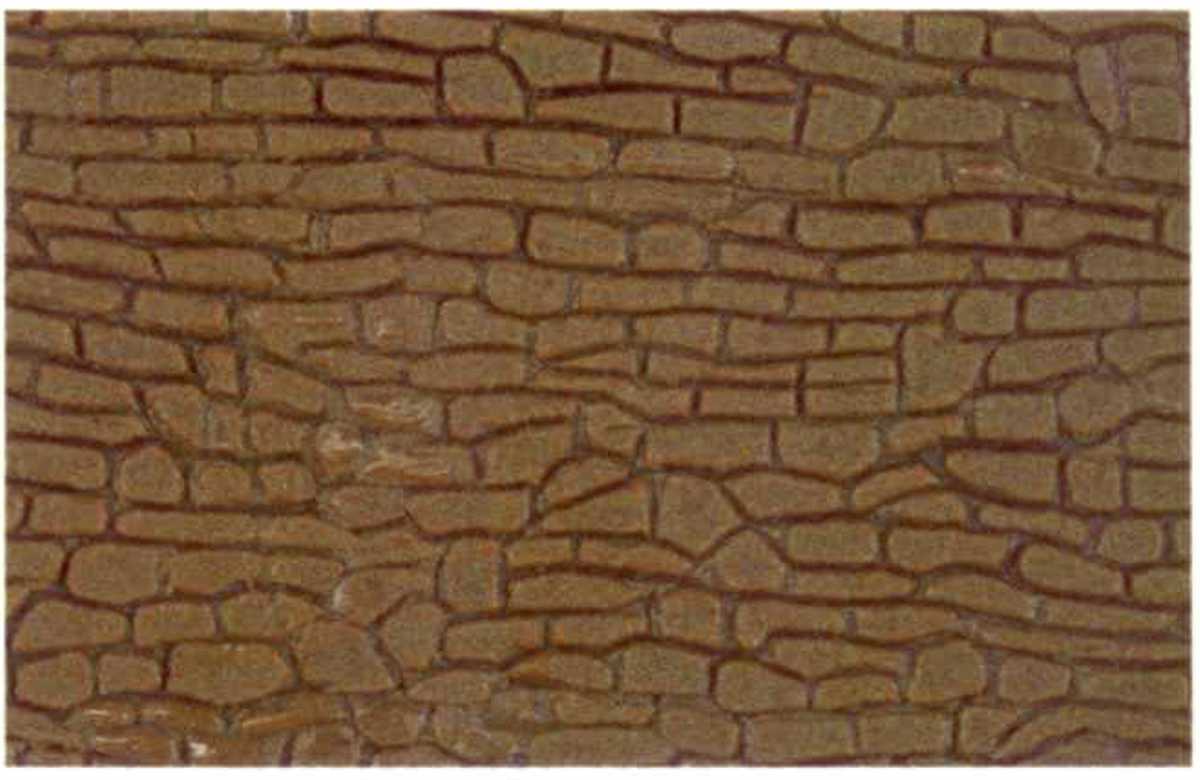 Kibri 37969 - Mauerplatte, unregelmäßig, 12x20 cm