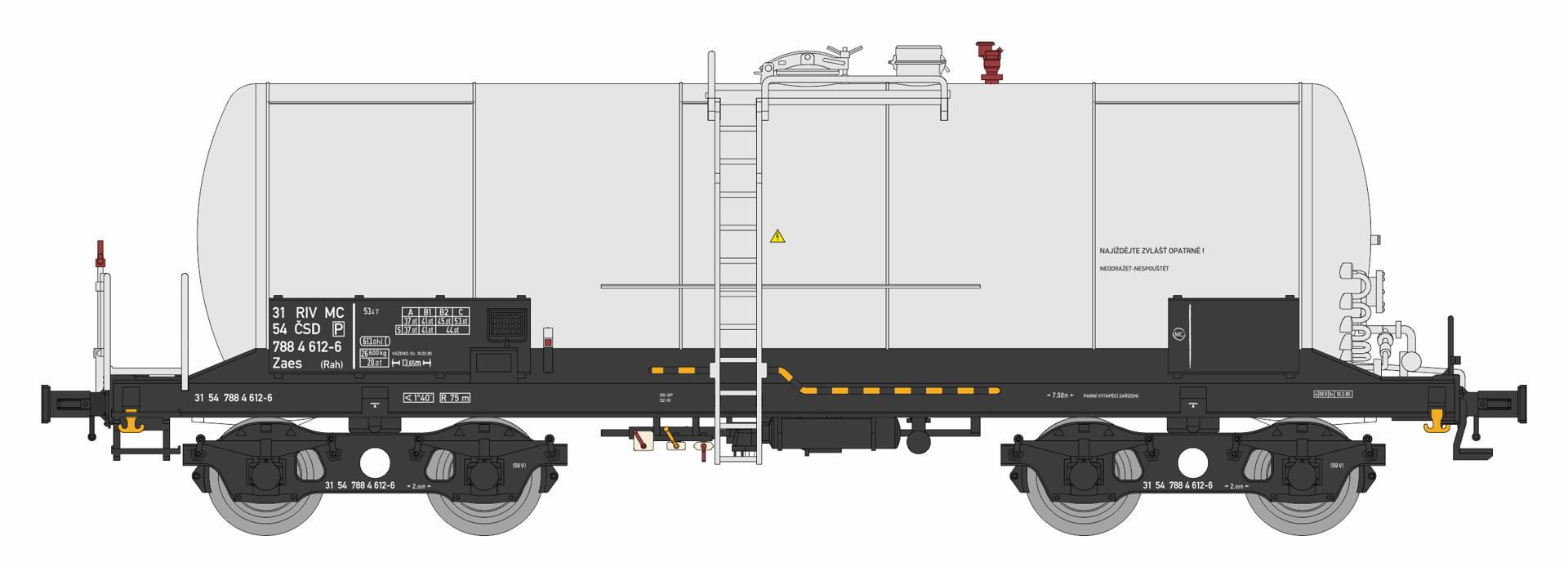 igra 96101009 - Kesselwagen Zaes, CSD, Ep.IV, Bausatz