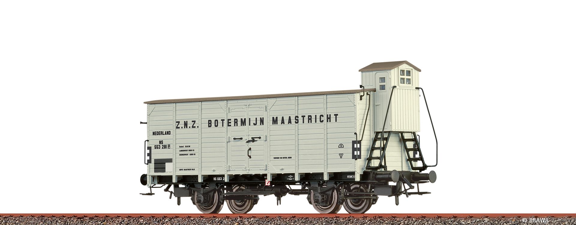 Brawa 49890 - Bierwagen G10 'Z.N.Z. Botermijn Maastricht', NS, Ep.II
