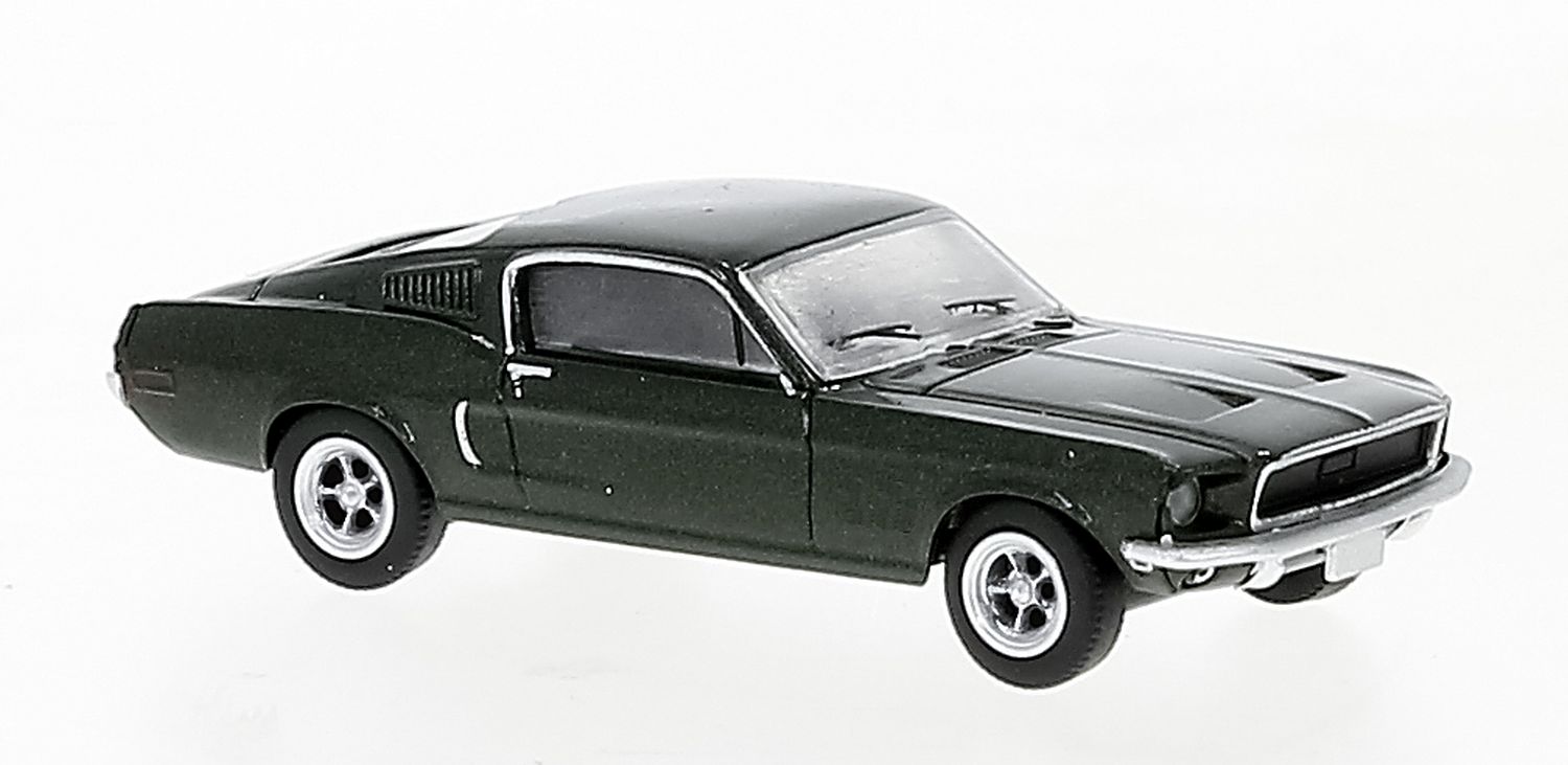Brekina 19600 - Ford Mustang Fastback metallic dunkelgrün, 1968