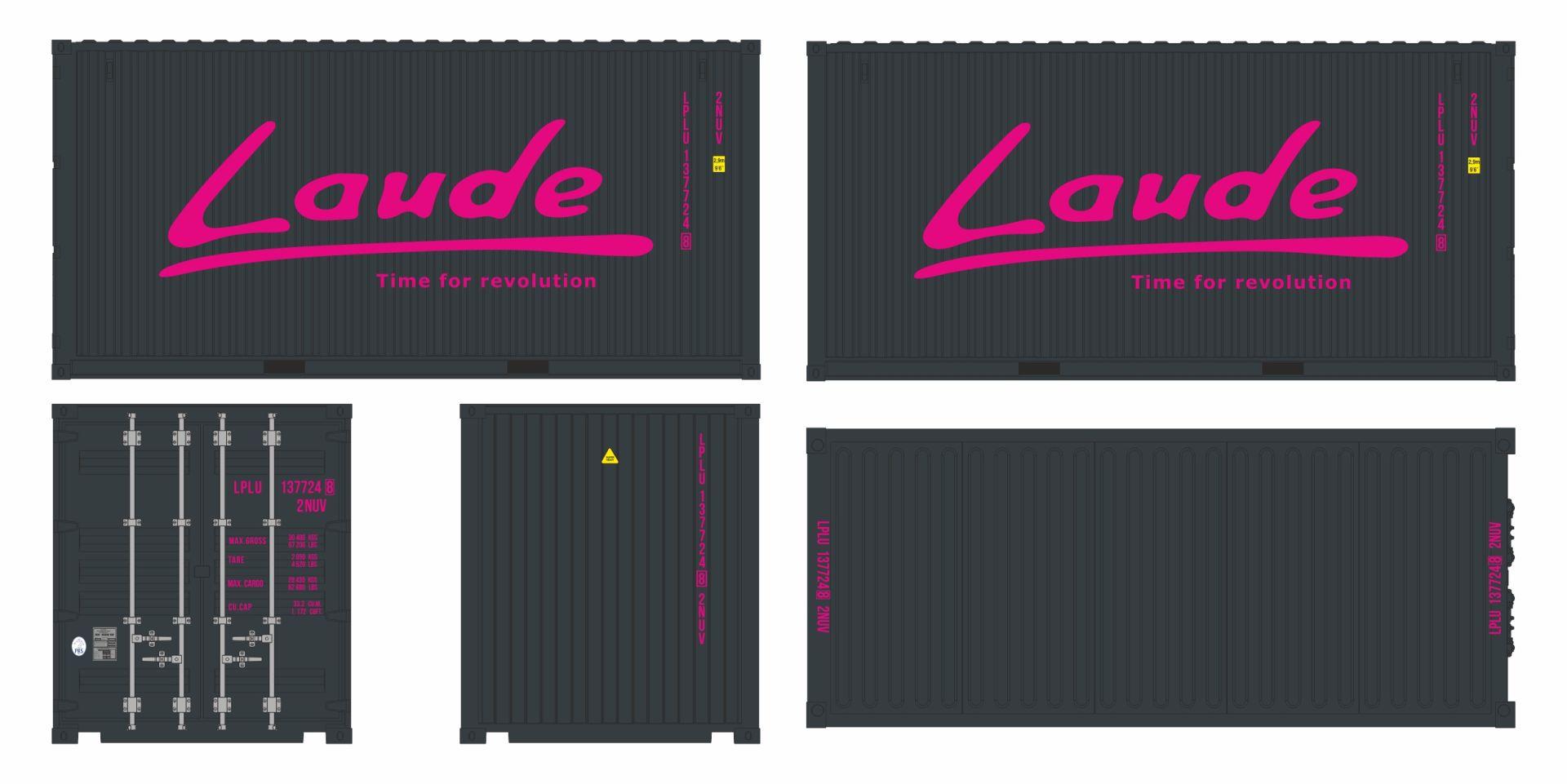igra 96050008-1 - Container 20' HC 'Laude'