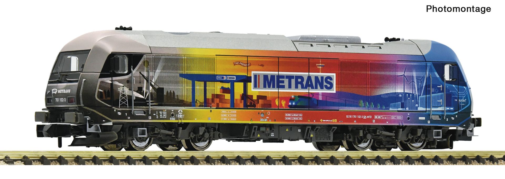 Fleischmann 7360029 - Diesellok 761 102-3, Metrans, Ep.VI