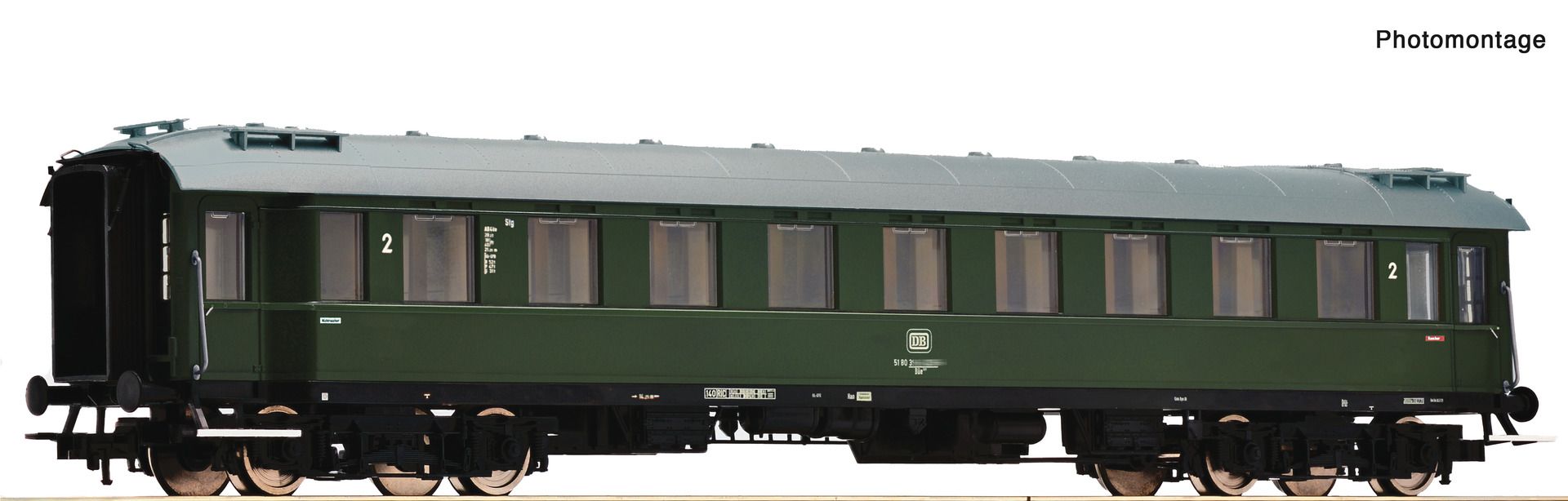 Roco 6200160 - Personenwagen Büe 363, 2. Klasse, DB, Ep.IV