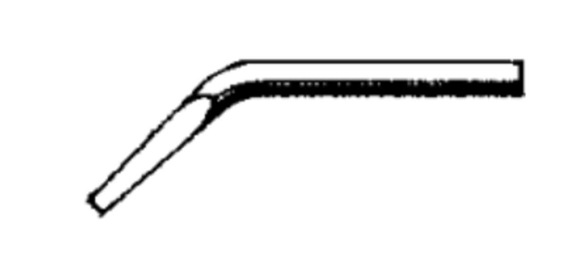 Muldental 33260 - Lötspitze LONGLIFE, 7mm, Meißelform, innenbeheizt, gewinkelt 45'