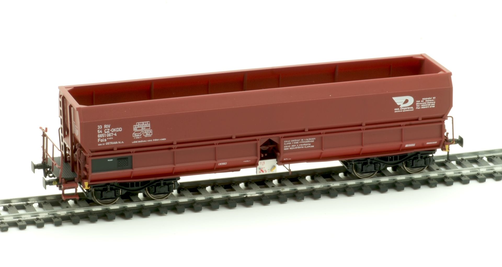 Albert Modell 665010 - Offener Güterwagen Fals, CZ-OKDD, Ep.VI 'OKD DOPRAVA'