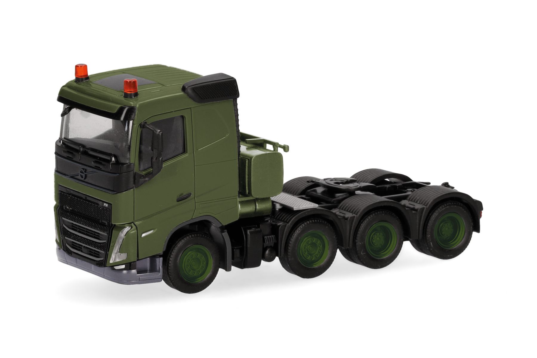 Herpa 747189 - Volvo FH 2020 Flachdach Schwerlastzugmaschine, 4achs