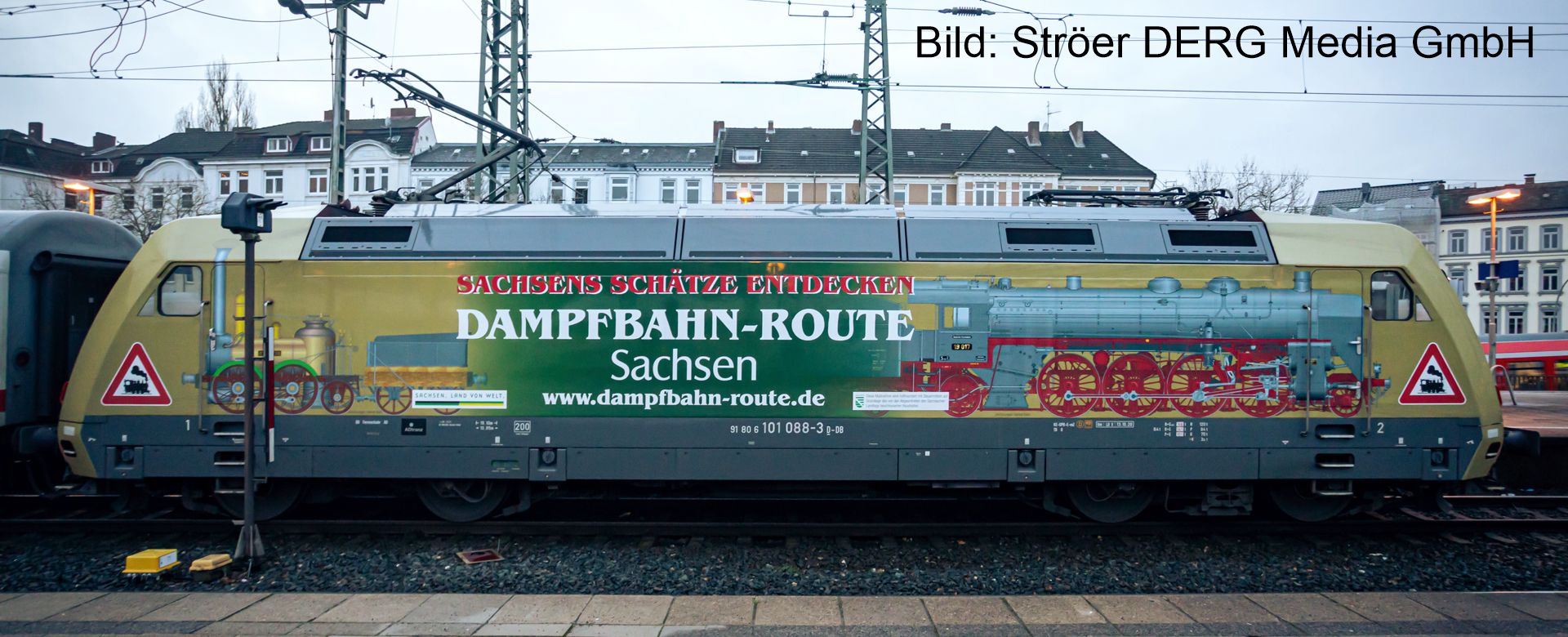 Tillig 502240 - E-Lok 101 088-3, DBAG, Ep.VI 'Dampfbahn-Route-Sachsen'