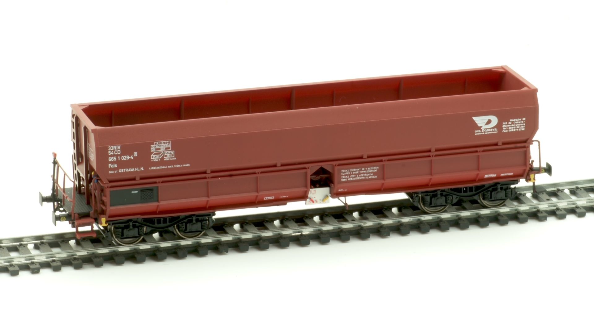 Albert Modell 665009 - Offener Güterwagen Fals, CD, Ep.V 'OKD DOPRAVA'