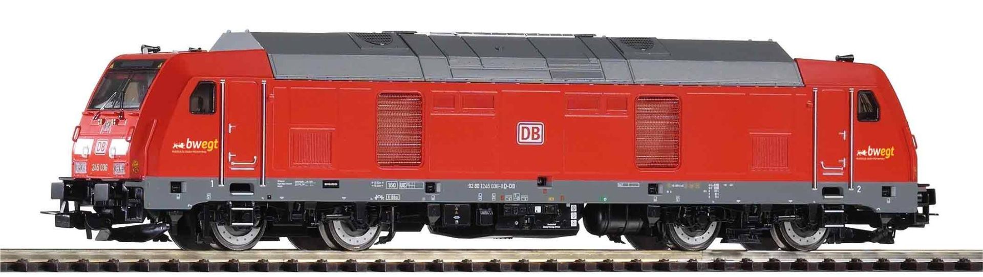 Piko 52526 - Diesellok BR 245 bwegt, DBAG, Ep.VI, DC-Sound