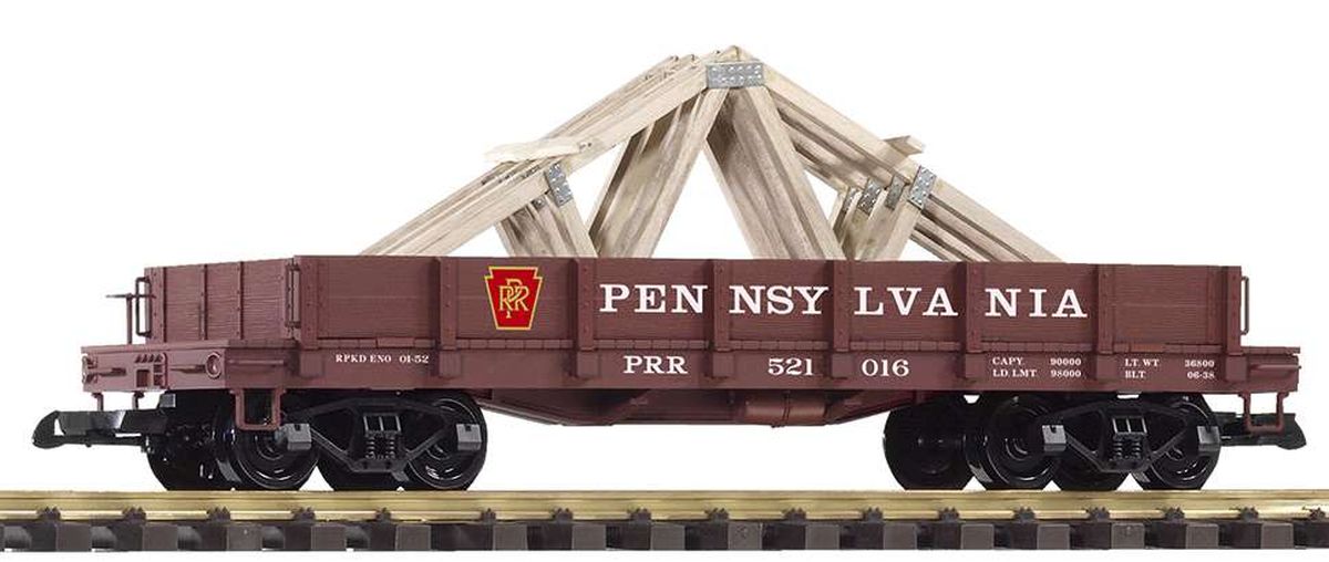 Piko 38754 - Niederbordwagen mit Ladung, Pennsylvania Railroad