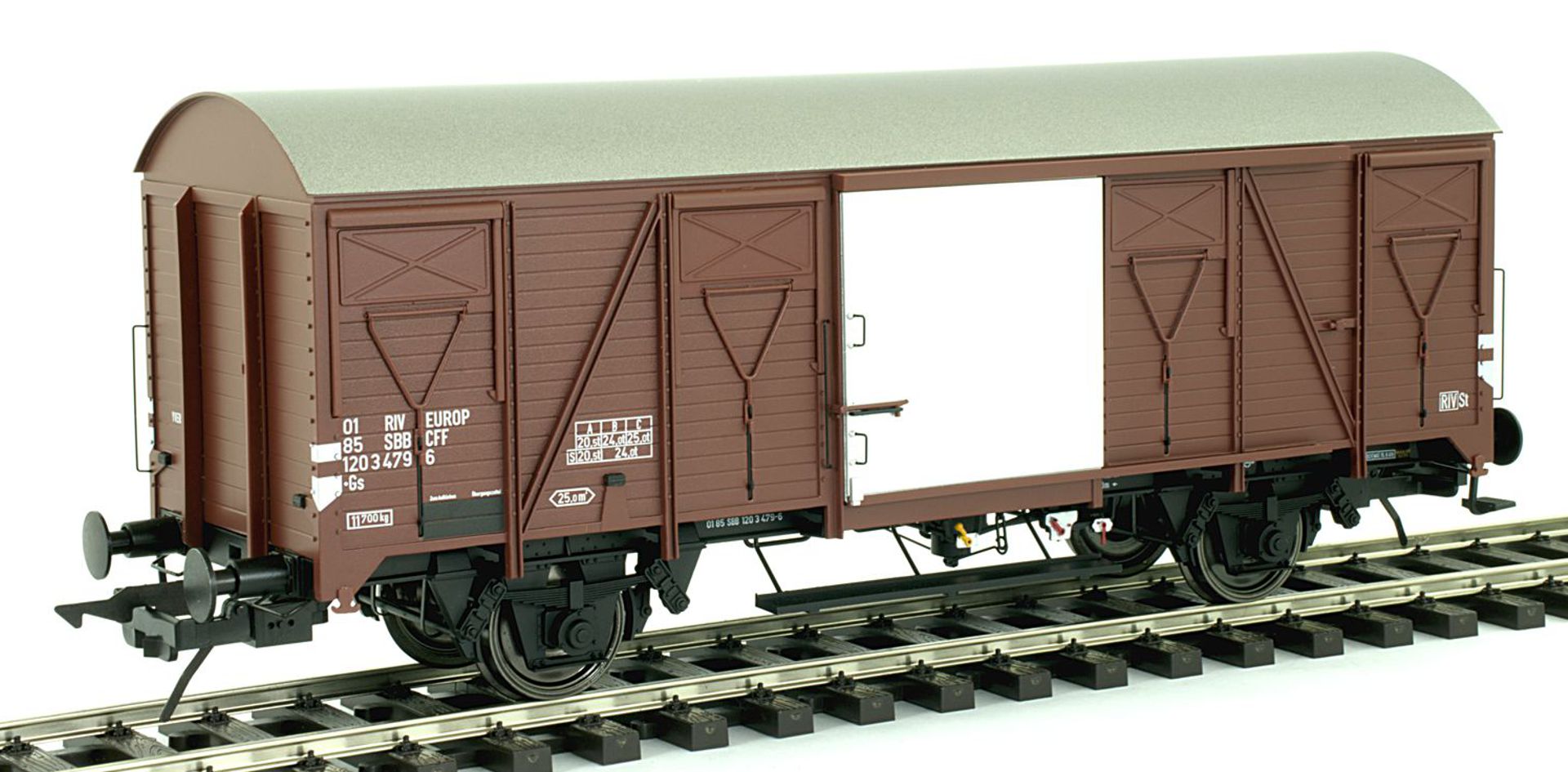 Lenz 42246-03 - Güterwagen K4, Stahldach, SBB, Ep.IV, 3 479-6