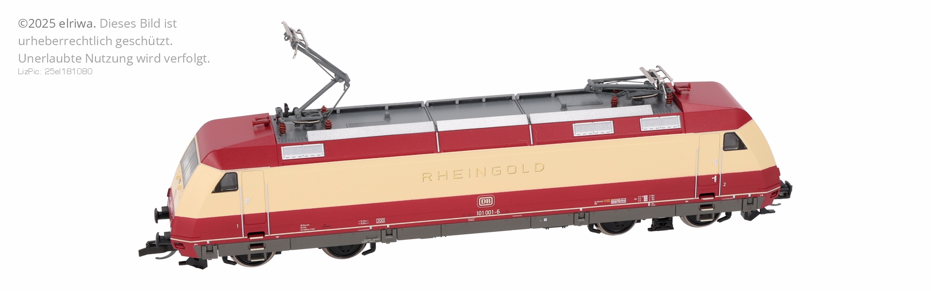 Tillig 502430 - E-Lok 101 001-6 'Rheingold', DB-Museum Koblenz, Ep.VI Tillig 502430 - E-Lok 101 001-6 'Rheingold', DB-Museum Koblenz, Ep.VI