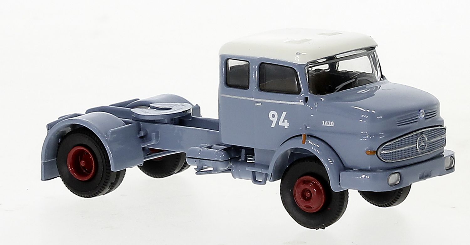 Brekina 98115 - Mercedes LS 1620 SZM Nr. 94, blaugraue Spedition, 1970