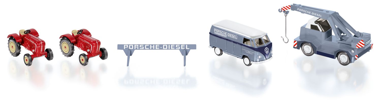 Wiking 099095 - Set 'Porsche Schlepper'
