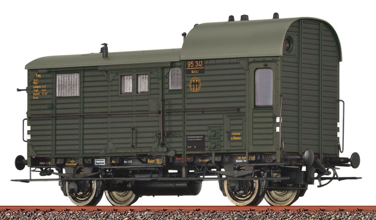 Brawa 49419 - Güterzuggepäckwagen Pwg, DRG, Ep.II