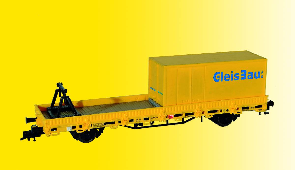 Kibri 26264 - Schutzwagen und Container GleisBau - Fertigmodell