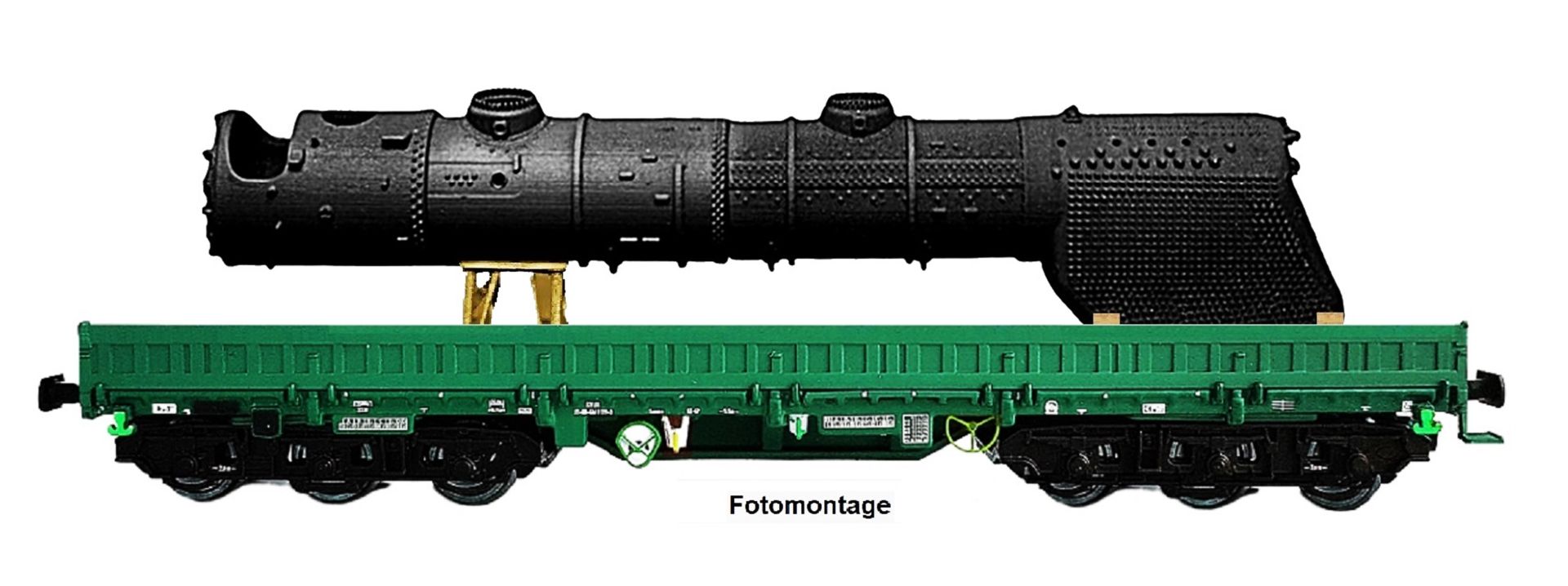 NPE NW 52061 - Bahndienstwagen Samms 4860 mit Reko-Kessel, schwarz, DR, Ep.IV