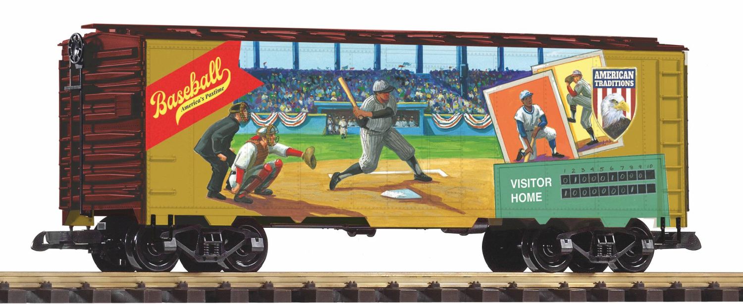 Piko 38923 - Gedeckter Güterwagen, Amerikanische Traditionen, Baseball