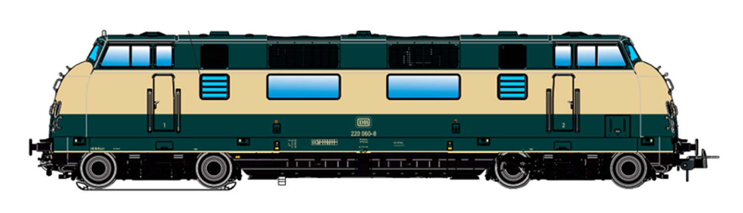 ESU 31751 - Diesellok 220 060, DB, Ep.IV, DC+AC-Sound