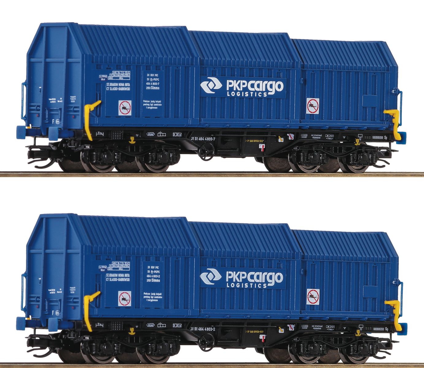 Roco 6680008 - Teleskophaubenwagen Shimmns, PKP-Cargo, Ep.VI