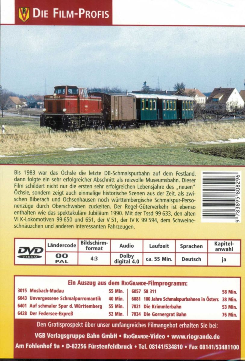 VGB 6101 - DVD - Das Öchsle