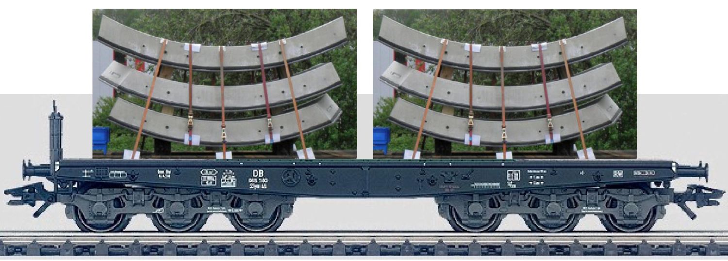 Loewe 2256 - Ladegut Tübbinge, Set A = 2 x 3er Stapel, 2 x 62 mm