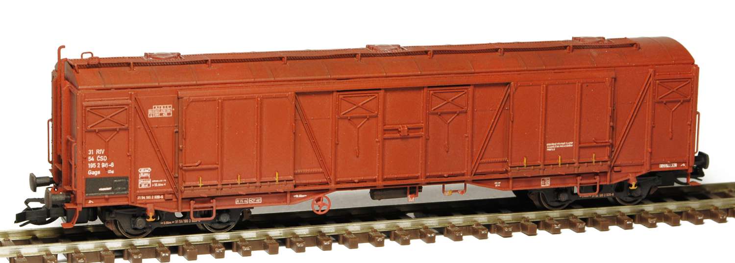sdv-model 12085 - Gedeckter Güterwagen Gags 10, CSD, Ep.IV, Bausatz