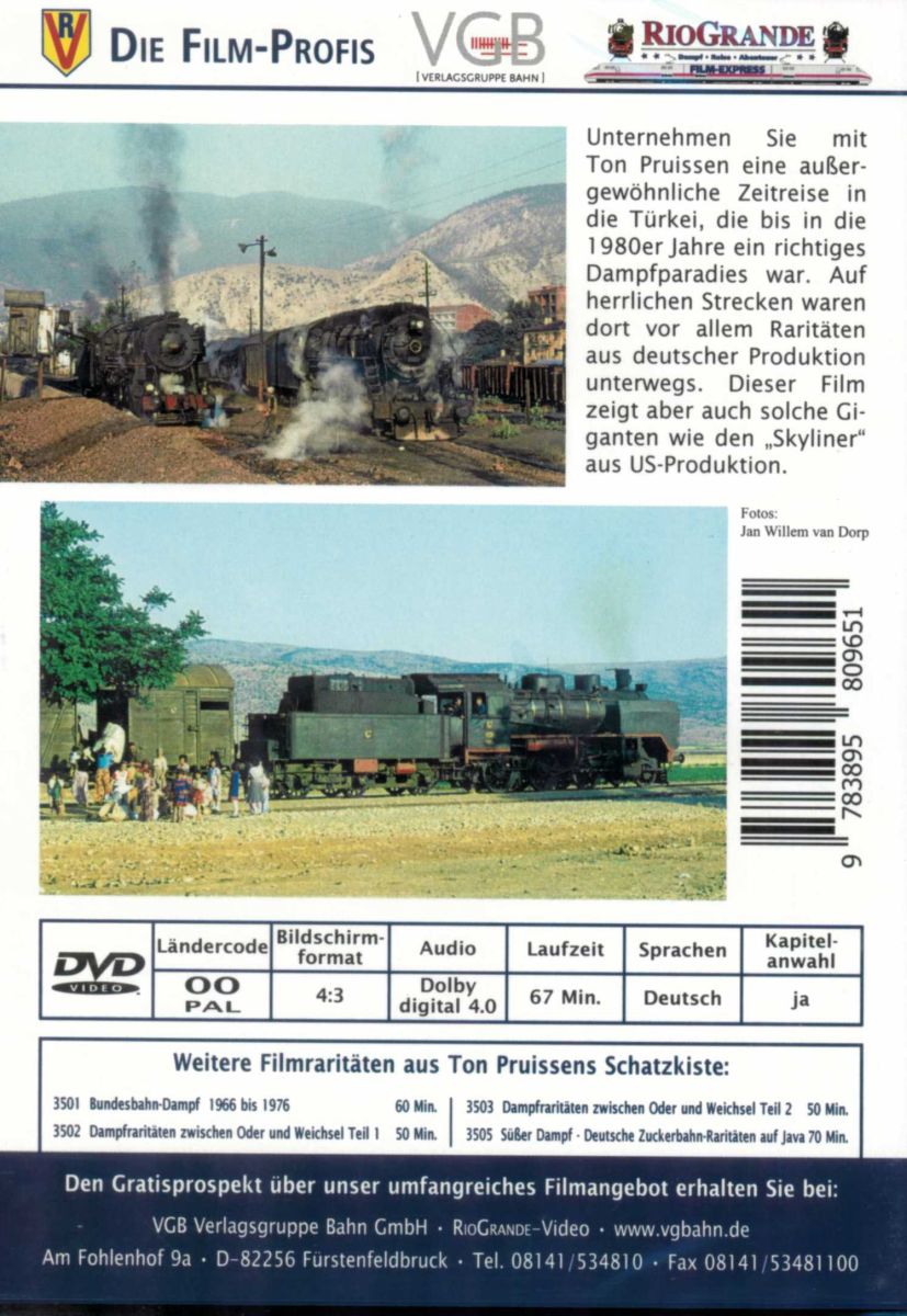 VGB 3507 - DVD - Deutsche Dampfraritäten unterm Halbmond