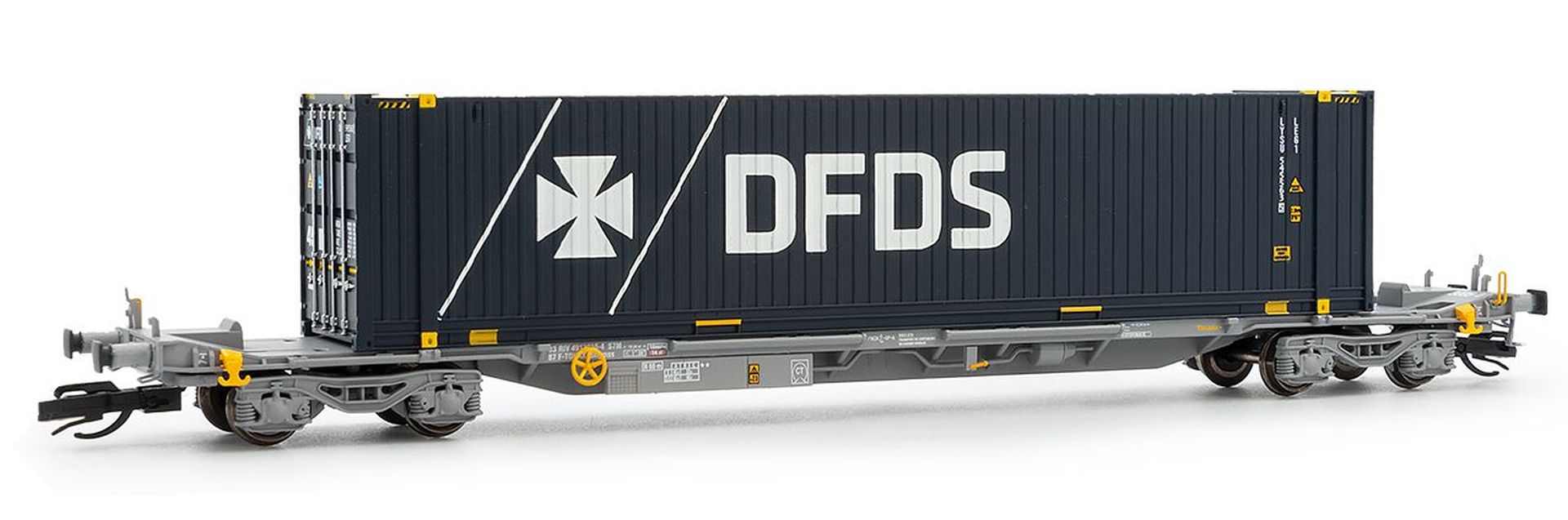 Arnold HN9751 - Containerwagen Sffgmss, TOUAX, Ep.VI 'DFDS'