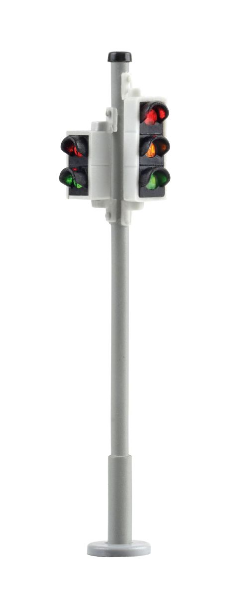 Viessmann 5095 - Verkehrsampel mit Fußgängerampel und LEDs, 2 Stück