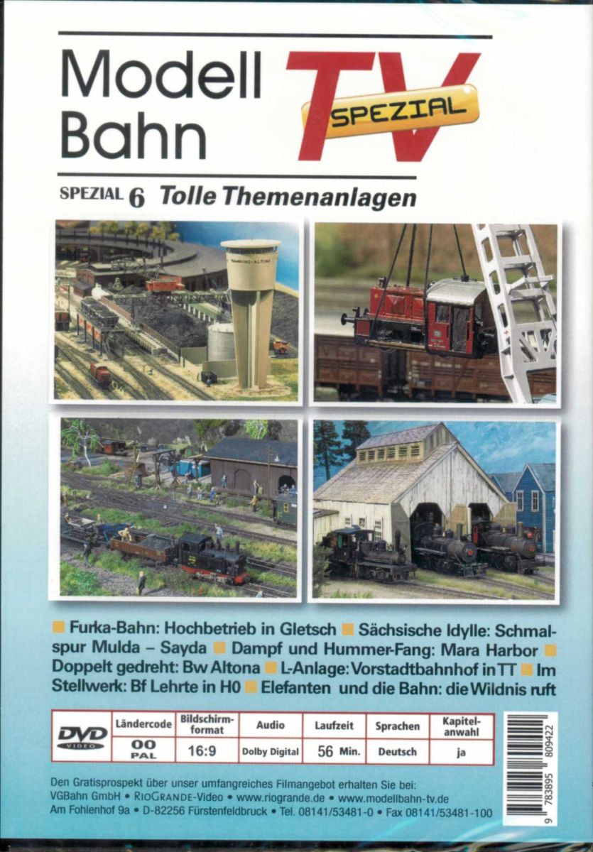 VGB 7706 - DVD - Modellbahn TV - Spezial 6