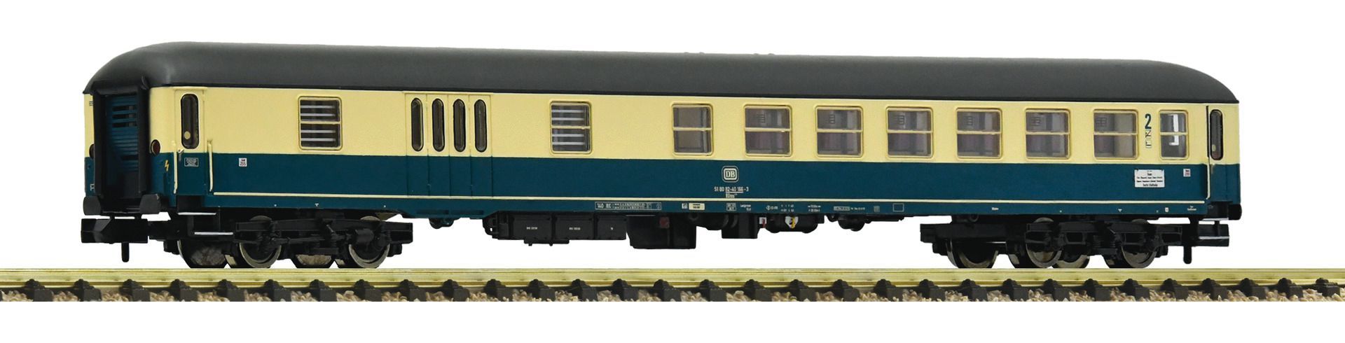 Fleischmann 6260037 - Personenwagen BDms 273, 2. Klasse mit Gepäckabteil, DB, Ep.IV