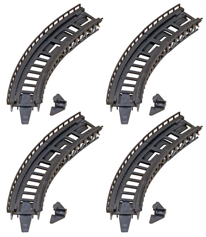 Faller 222542 - 4 Auffahrtsteile, gebogen R1 Faller 222542 - 4 Auffahrtsteile, gebogen R1